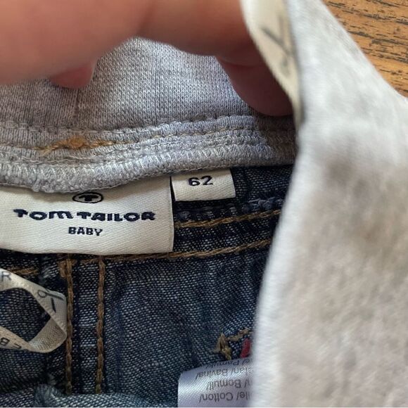 Tom Tailor Baby Girl Wide Leg Jeans Size 3 Months with Pockets - Picture 3 of 7